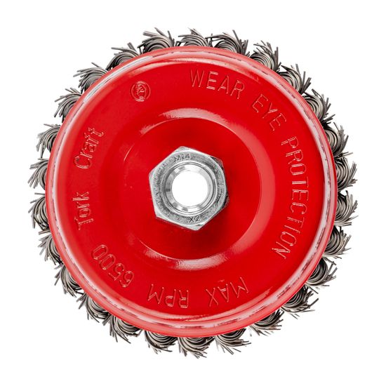 Wire Cup Brush Twisted 125mmxm14 With 0.80mm Wire Bulk